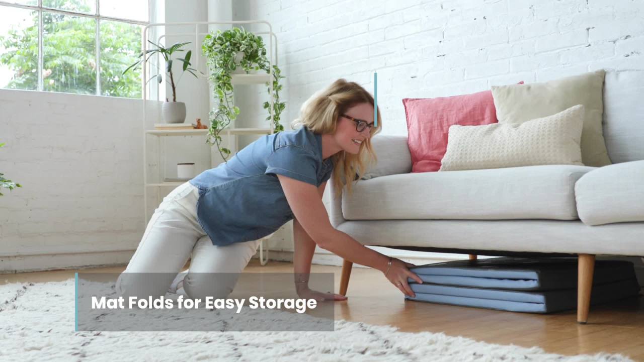 thumbnail video image 2 of SoftZone Patchwork Activity Mat, 2 of 10