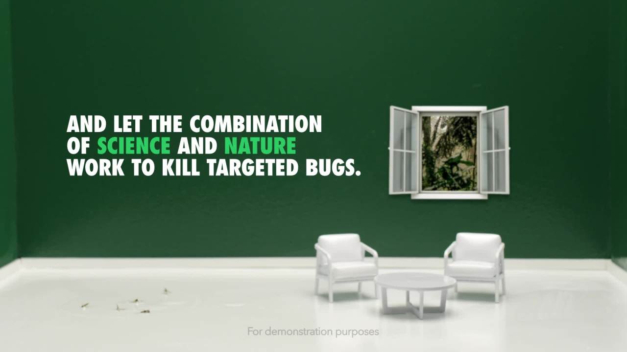 thumbnail video image 2 of STEM Kills Indoor and Outdoor Flies Mosquitoes and Gnats Insect Killer Bug Spray, 10 oz, 2 of 15