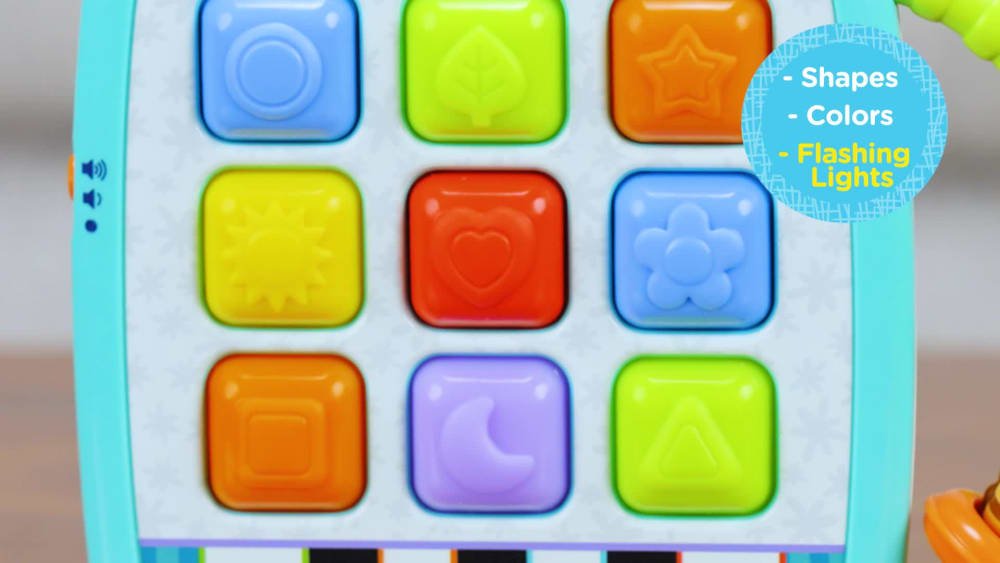 thumbnail video image 3 of VTech Baby Squishy Lights Learning Tablet Baby and Toddler Toys, 3 of 9