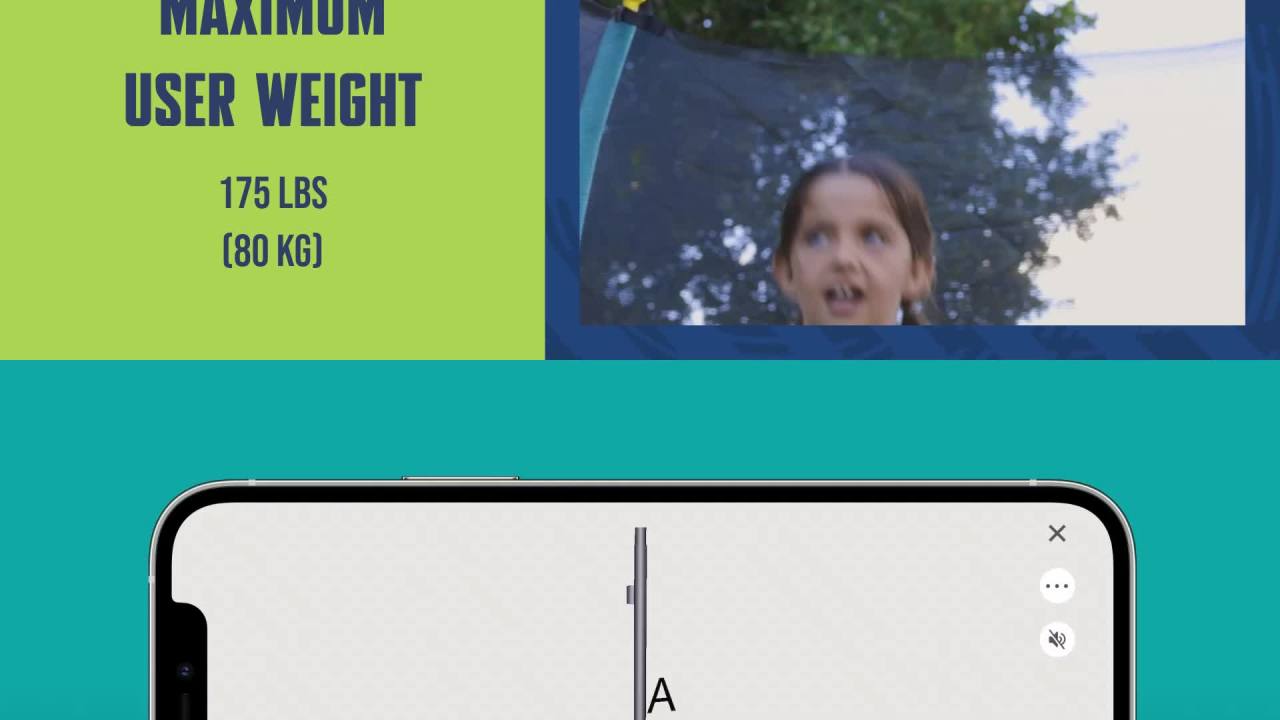 thumbnail video image 2 of Bestway Xtreme Air 8' Outdoor Trampoline, No-Gap Enclosure, Anti-Rust Steel, Fast Setup, 2 of 15