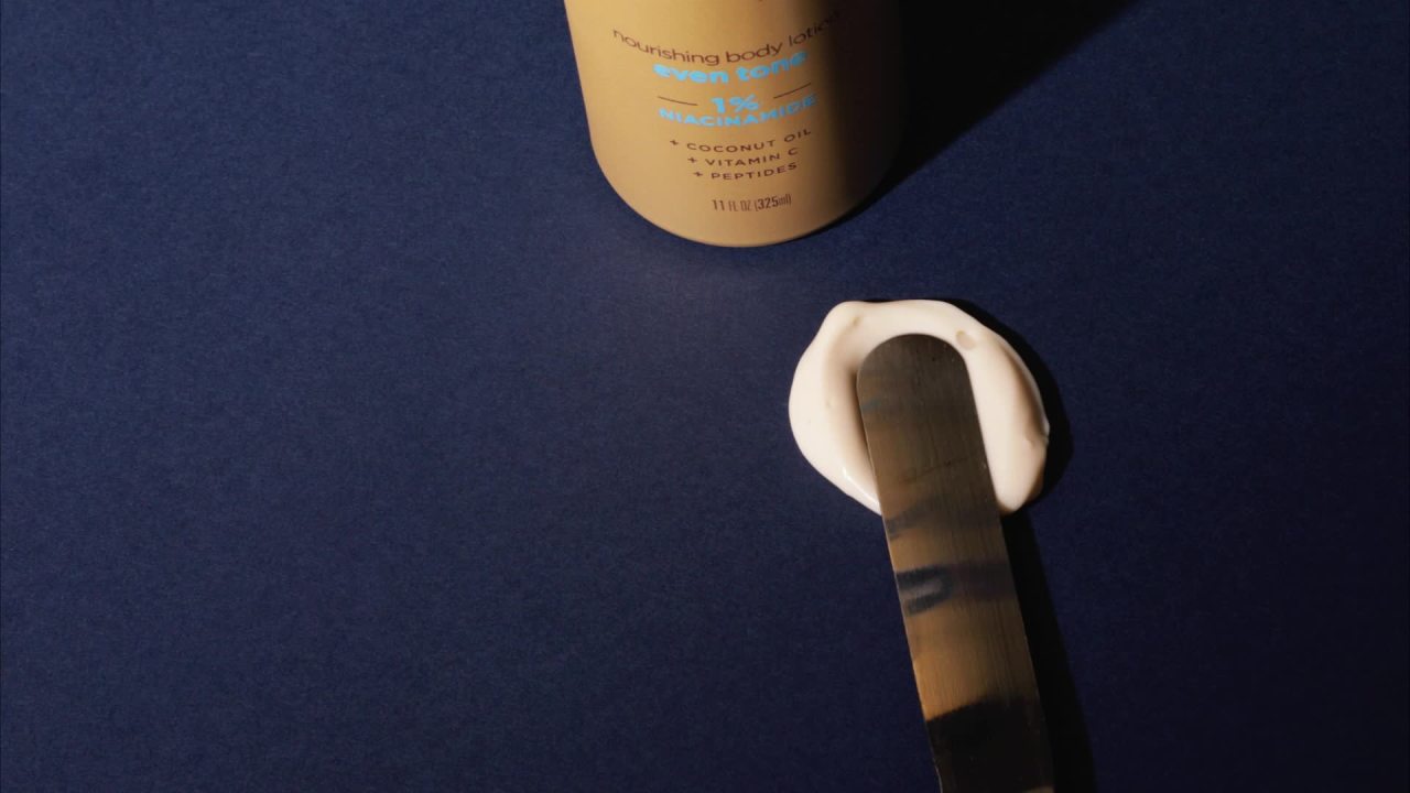 thumbnail video image 2 of Vaseline Radiant X Even Tone Nourishing Coconut Oil Body Lotion for Dry Skin, 11 oz, 2 of 3