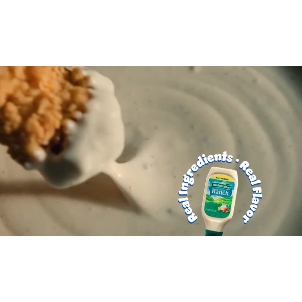 thumbnail video image 2 of Hidden Valley Original Ranch Salad Dressing and Topping, 24 fl oz Easy Squeeze Bottle, 2 of 15