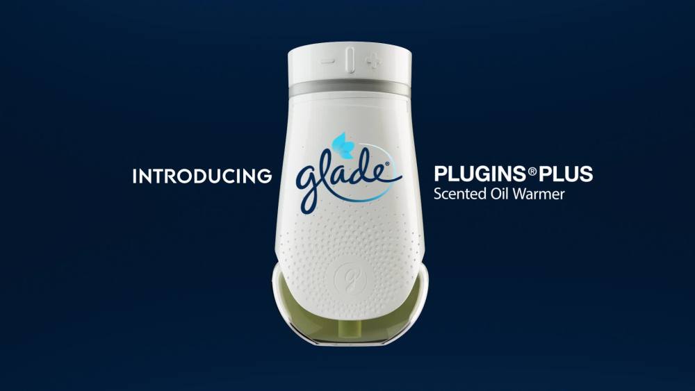 Glade PlugIns Plus Scented Oil Warmer + Refill, Glade Plug in Air