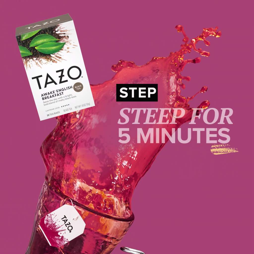 thumbnail video image 2 of TAZO Black Tea, English Breakfast, Caffeinated, Tea Bags 48 Ct, 2 of 8