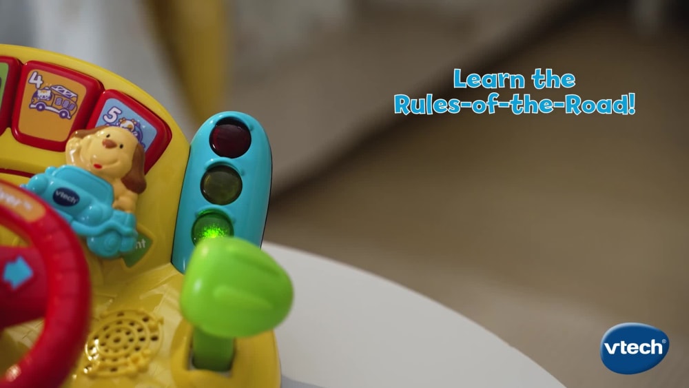 thumbnail video image 3 of VTech Turn & Learn Driver Baby and Toddler Toys, 3 of 9