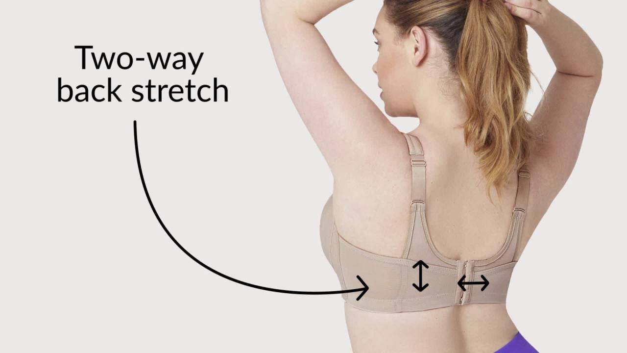 thumbnail video image 2 of Glamorise MagicLift Seamless Sports Wirefree Bra 1006 (Women's & Women's Plus), 2 of 9