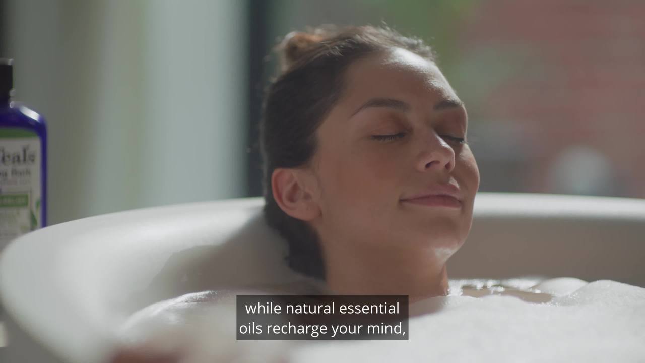 thumbnail video image 2 of Dr Teal's Pure Epsom Salt Cooling Foot Soak with Peppermint & Baking Soda, 2 lbs, 2 of 8