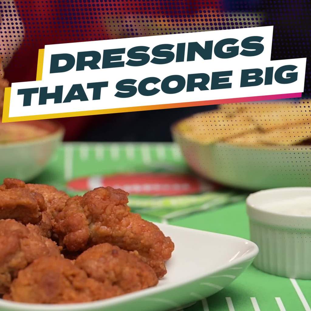 thumbnail video image 2 of (6 pack) Kraft Dressing, 1 Bottle, for Salads and Dipping, Chunky Blue Cheese, No High-Fructose Corn Syrup, No Artificial Flavors, 16 oz, 2 of 16