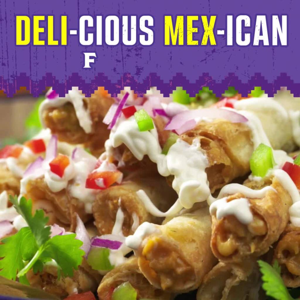 thumbnail video image 2 of Delimex Chicken & Cheese Taquitos Frozen Snacks, 18 Count Box, 2 of 15