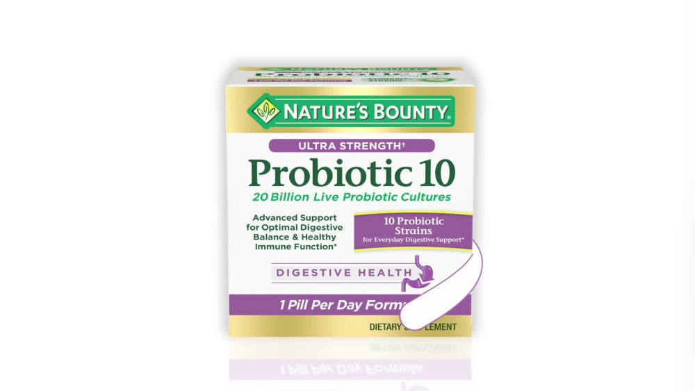 Nature's Bounty Ultra Probiotic 10, 60 Capsules - image 2 of 10