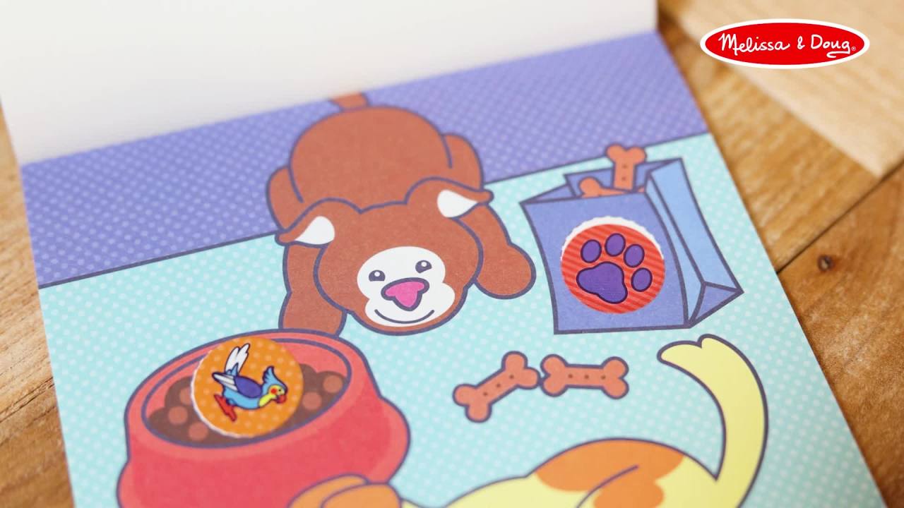 thumbnail video image 2 of Melissa & Doug Sticker Wow™ 6 in x 1.85 in (24 Sheets), 2 of 14
