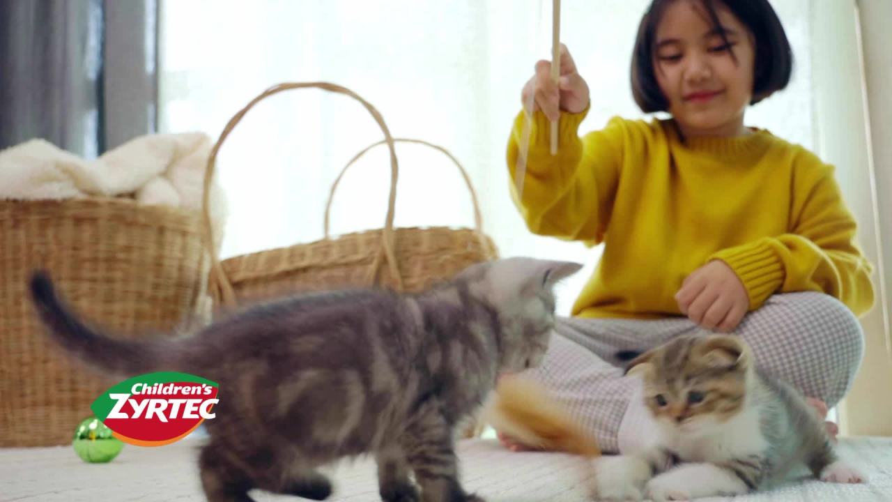 thumbnail video image 2 of Children's Zyrtec 24 Hr Allergy Relief Dissolve Tablets, Citrus, 12 Count, 2 of 10