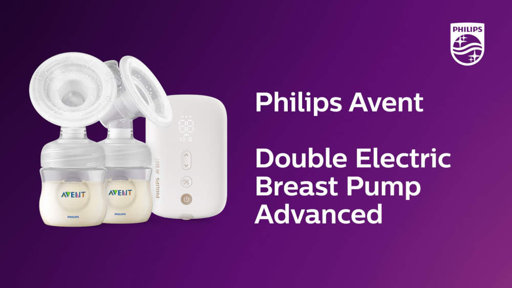 Philips Avent Double Electric Breast Pump Advanced, with Natural Motion Technology, SCF394/61
