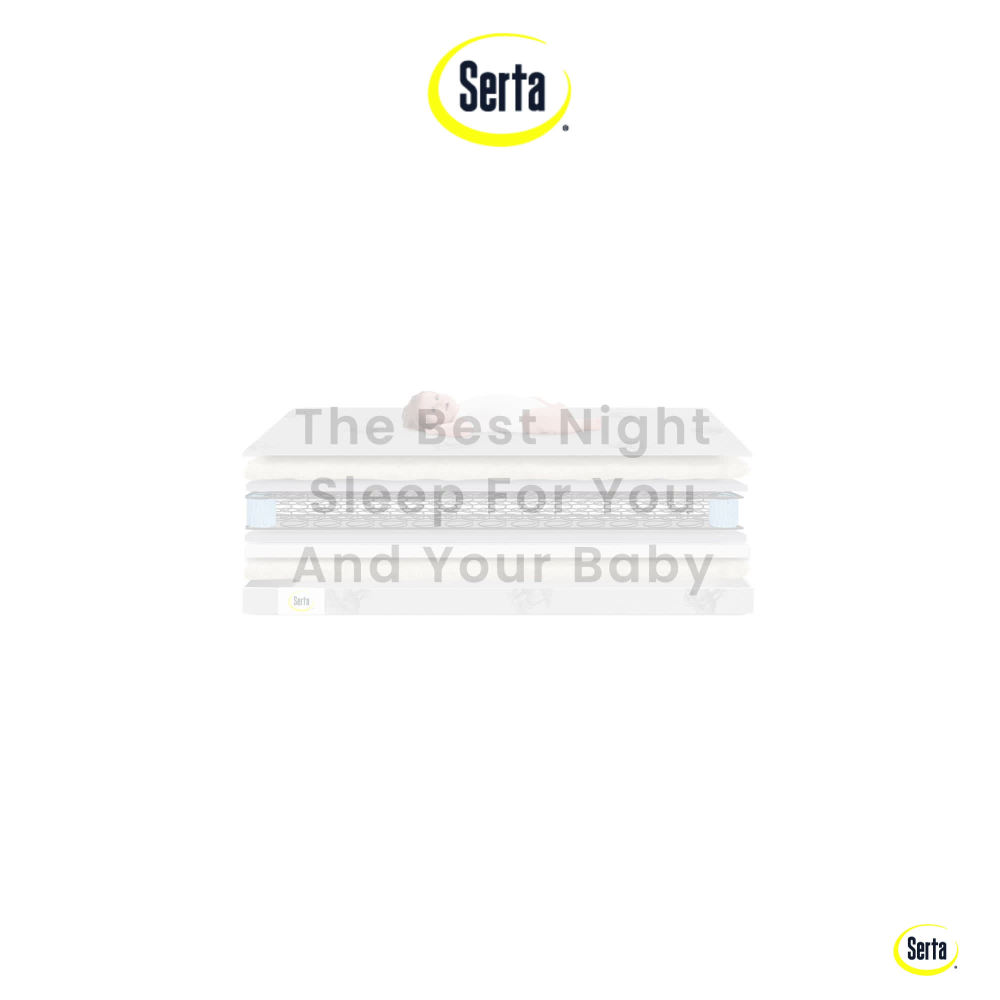Serta Perfect Sleeper Cheery Days Crib and Toddler Mattress