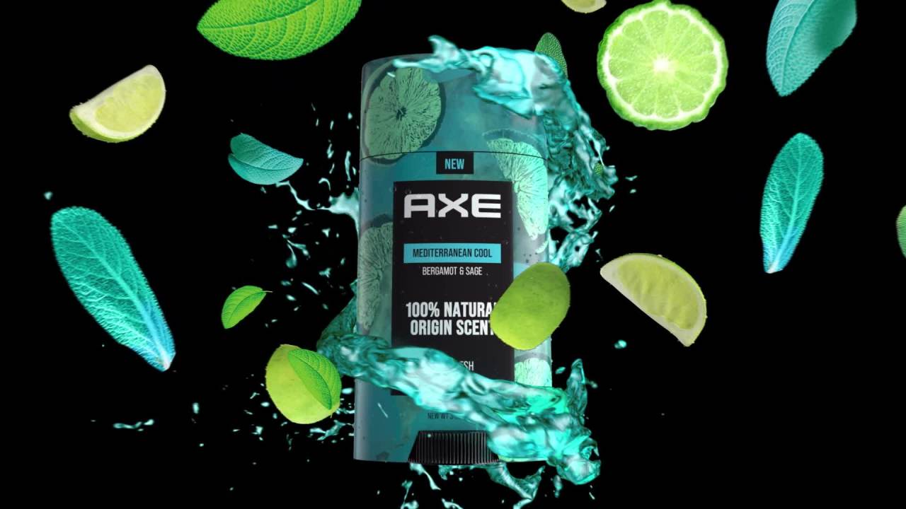 thumbnail video image 2 of AXE Mediterranean Cool Bergamot & Sage 100% Natural Origin Scent 48H Fresh Deodorant 2.6 oz, 2 of 5