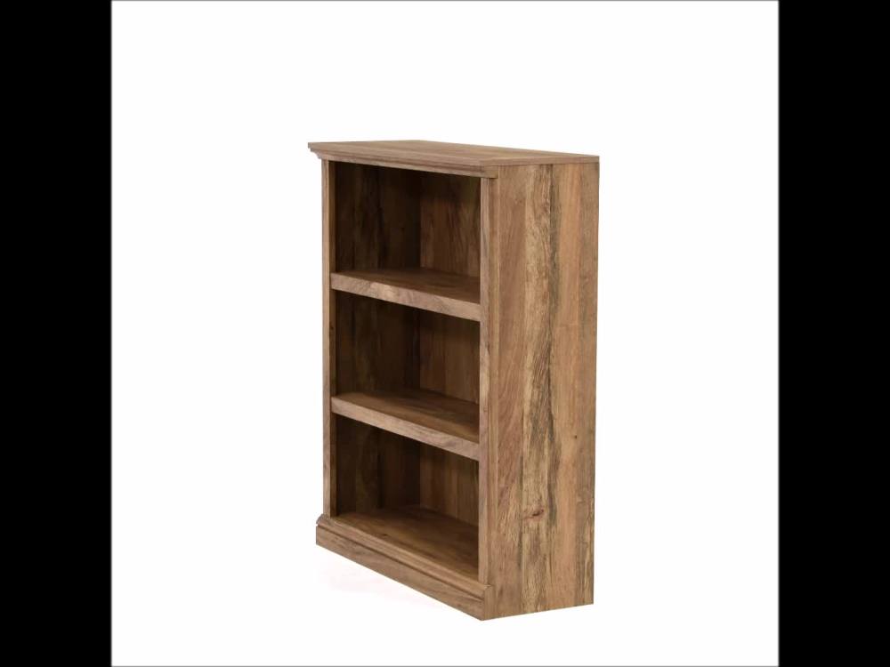 Sauder 3Shelf Bookcase, Sindoori Mango Finish