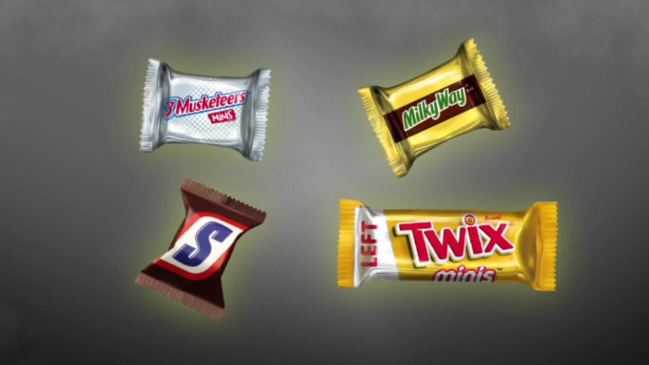 thumbnail video image 2 of Mars Mixed Snickers & More Assorted Chocolate Minis Bulk Halloween Candy-61.85oz/225pc, 2 of 15
