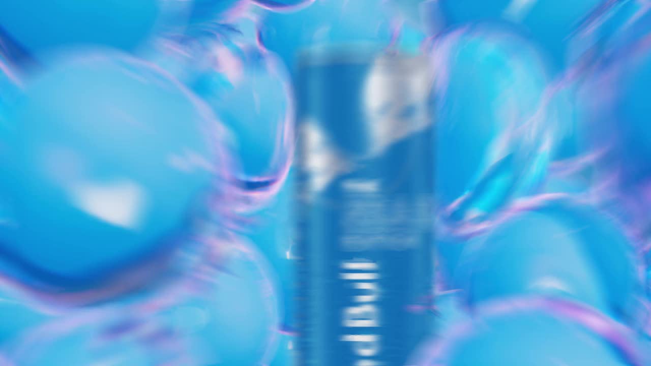 thumbnail video image 2 of Red Bull Sea Blue Edition Energy Drink, Juneberry, 80mg Caffeine, 8.4 fl. oz. Can, 2 of 18