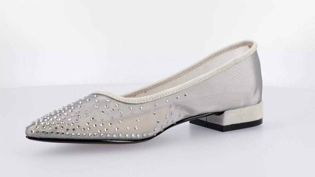 thumbnail video image 2 of Journee Womens Gracelynn Pointed Toe Evening Ballet Comfort Flats, 2 of 10