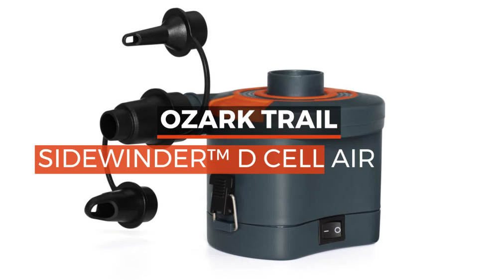 Ozark Trail Sidewinder D Cell Electric Air Pump