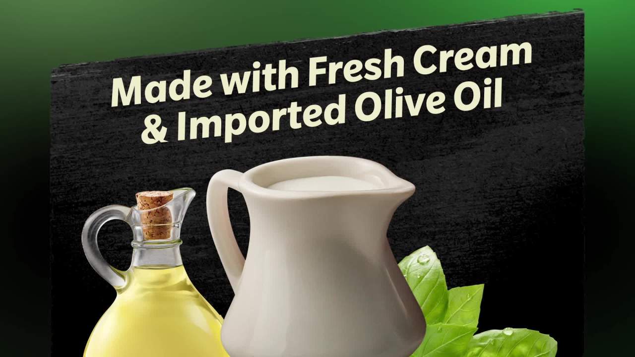 thumbnail video image 2 of Prego Creamy Basil Pesto Pasta Sauce, 14.5 oz Jar, 2 of 10