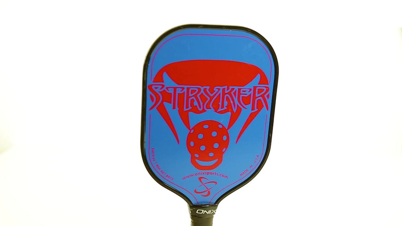 thumbnail video image 2 of Onix Composite Stryker Pickleball Paddle with Nomex., 2 of 6
