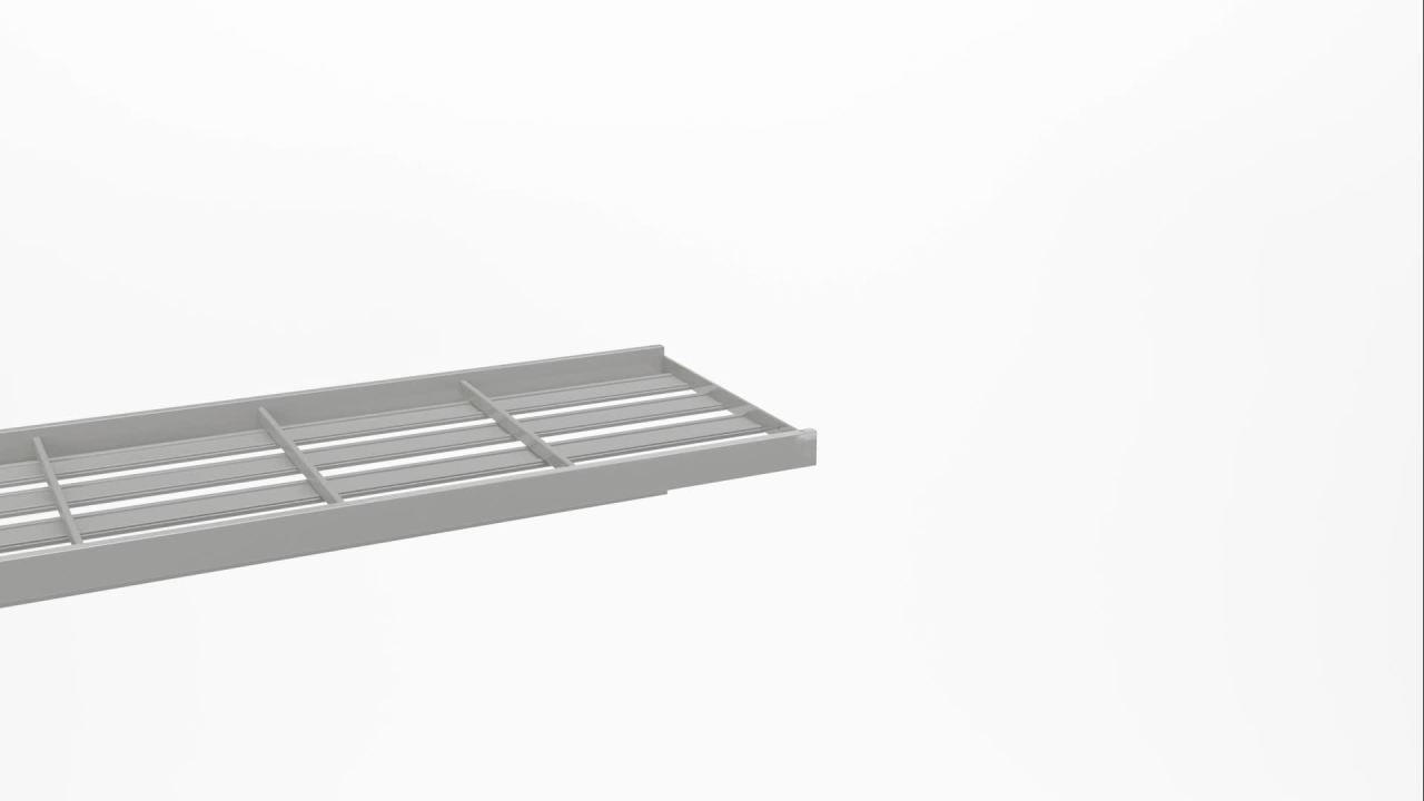 thumbnail video image 2 of GDF Studio Crested Bay Outdoor Aluminum 3 Seater Loveseat Sofa with Tray, Silver and Gray, 2 of 10