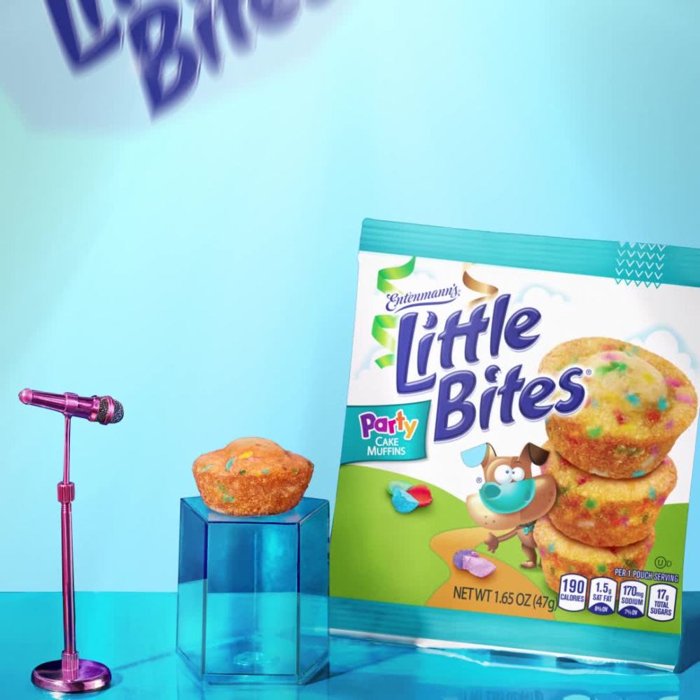 Entenmann's Little Bites Party Cake Mini Muffins, 8.25 oz, 5 Count