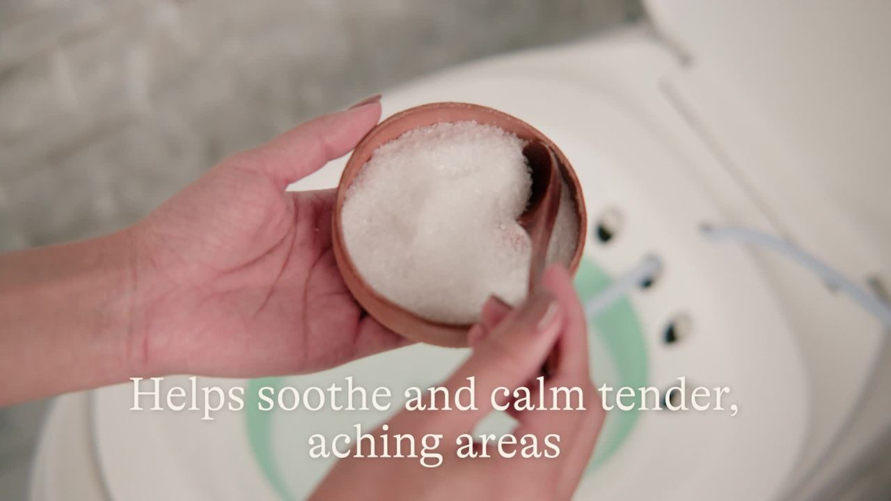 thumbnail video image 2 of Lansinoh Sitz Bath Salts Postpartum Essentials, with Soothing and Calming Ingredients 10oz, 2 of 10