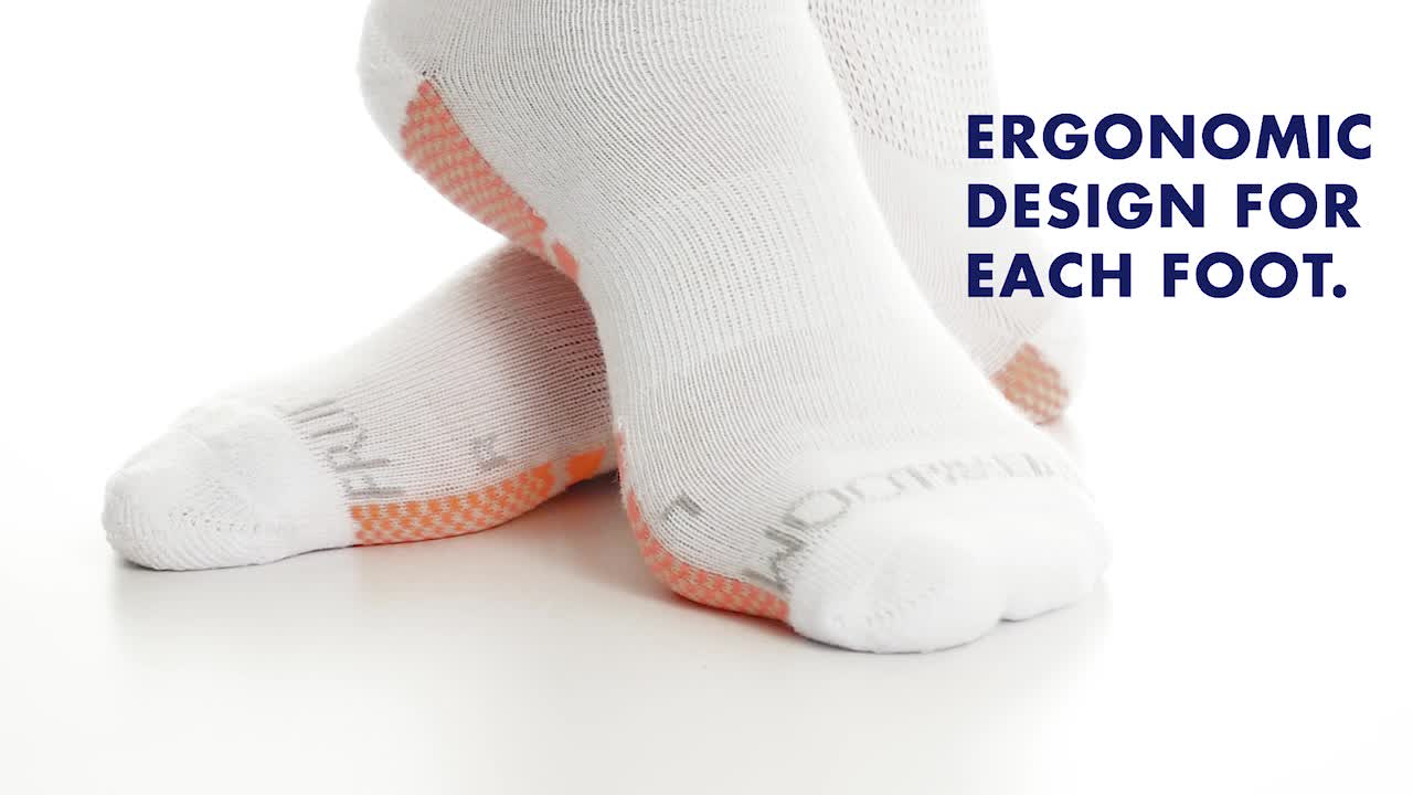 thumbnail video image 2 of Women's Fit for Me Active 8 Pair No Show Socks, 2 of 3