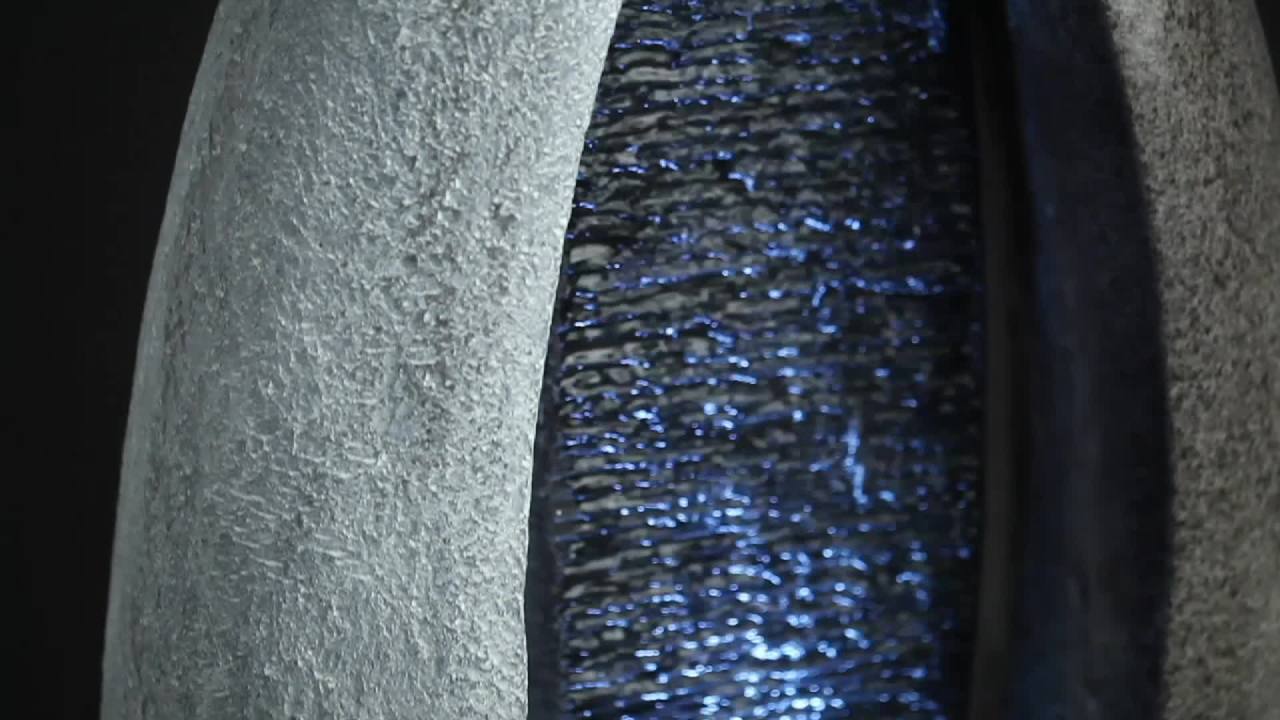 thumbnail video image 2 of Dancing Couple 57" High Large Modern Indoor Outdoor Decor Faux Stone Floor Fountain with Light LED Outside, 2 of 9