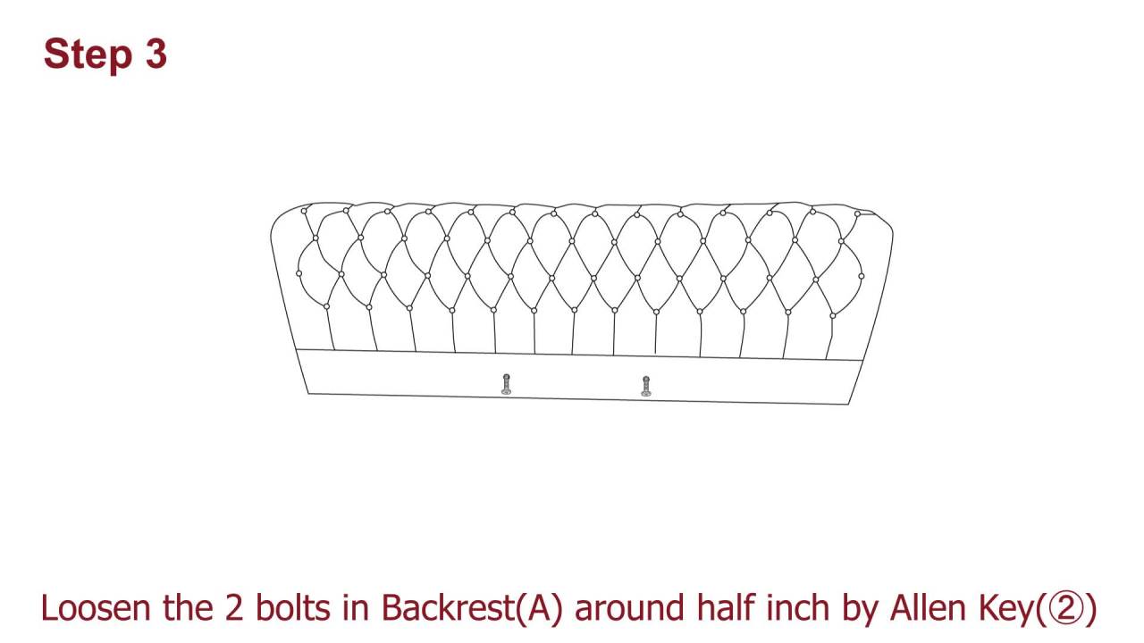 thumbnail video image 2 of Noble House Augus Fabric Tufted 3 Seater Sofa, Beige, Dark Brown, 2 of 12