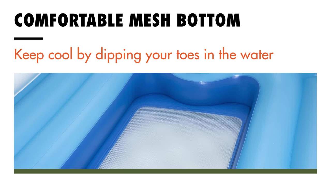 thumbnail video image 2 of Ozark Trail Big 6-Person Inflatable Island, 2 of 10