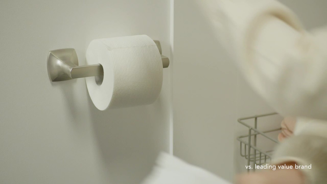 thumbnail video image 2 of Scott ComfortPlus Toilet Paper with Soft Lavender Scented Tube, 12 Mega Rolls, 2 of 10