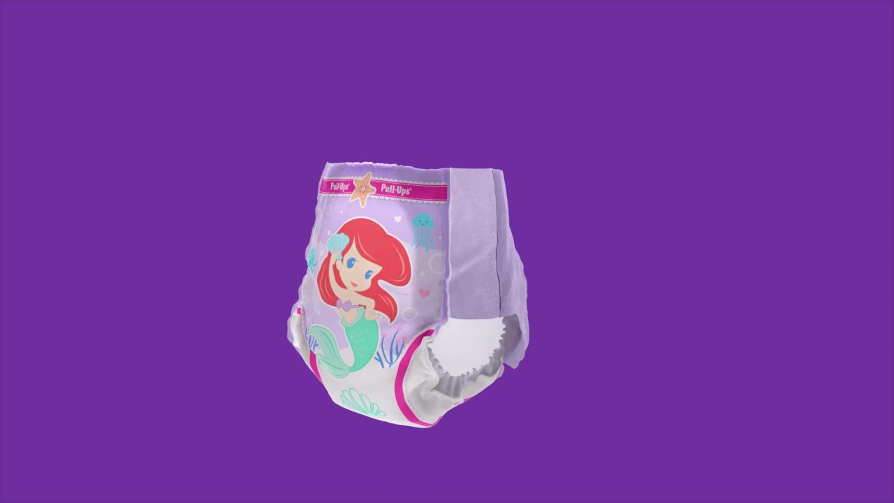 thumbnail video image 2 of Pull-Ups Girls' Potty Training Pants, 5T-6T (46+ lbs), 50 Ct (Select for More), 2 of 13
