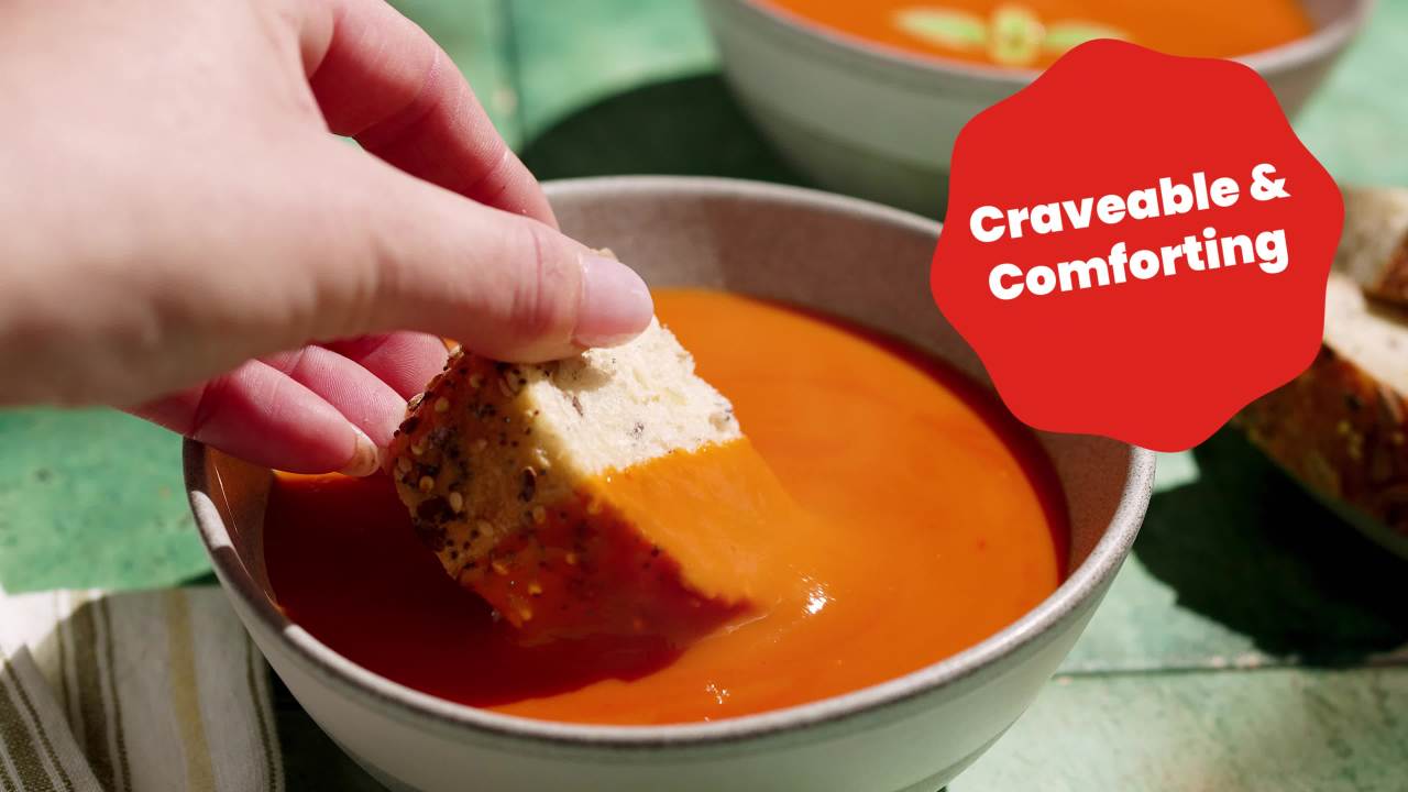 thumbnail video image 2 of Pacific Foods Organic Cashew Carrot Ginger Soup, 32 oz Carton, 2 of 12