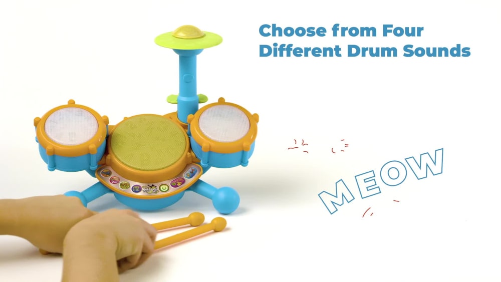 Vtech KidiBeats Drum Set Music Toy for Kids Ages 2+ - image 2 of 9