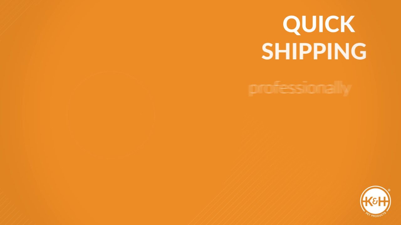 thumbnail video image 2 of K&H Pet Products Superior Orthopedic Dog Bed Navy/Paw Small 27 X 36 Inches, 2 of 9