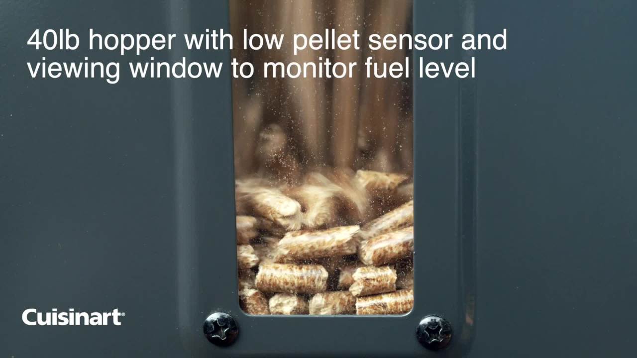 thumbnail video image 2 of Cuisinart Clermont Pellet Grill & Smoker Cover, 2 of 11