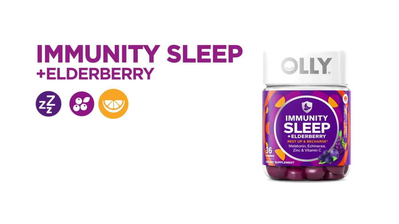 OLLY Extra Strength Sleep Gummy Supplement, 5mg Melatonin, L Theanine, Blackberry Flavor, 50 Ct