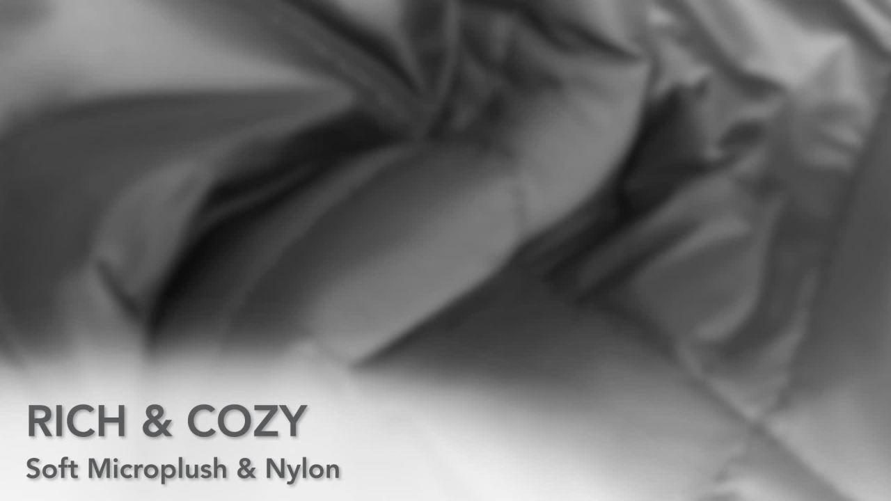 thumbnail video image 2 of Sunbeam On-the-Go Cordless Heated Throw Blanket with Hood, Black Nylon/Microplush, 50x66, 2 of 12