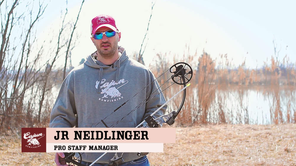 Cajun Sucker Punch Bowfishing Bow Only Features Adjustable Draw Length, 50 lb. Peak Draw Weight