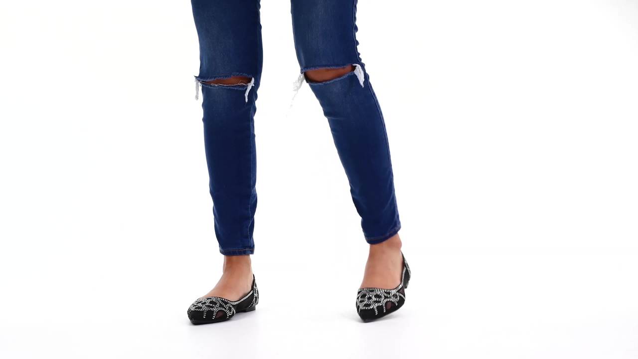 thumbnail video image 2 of Journee Womens Batavia Slip On Pointed Toe Ballet Flats, Widths Available, 2 of 10