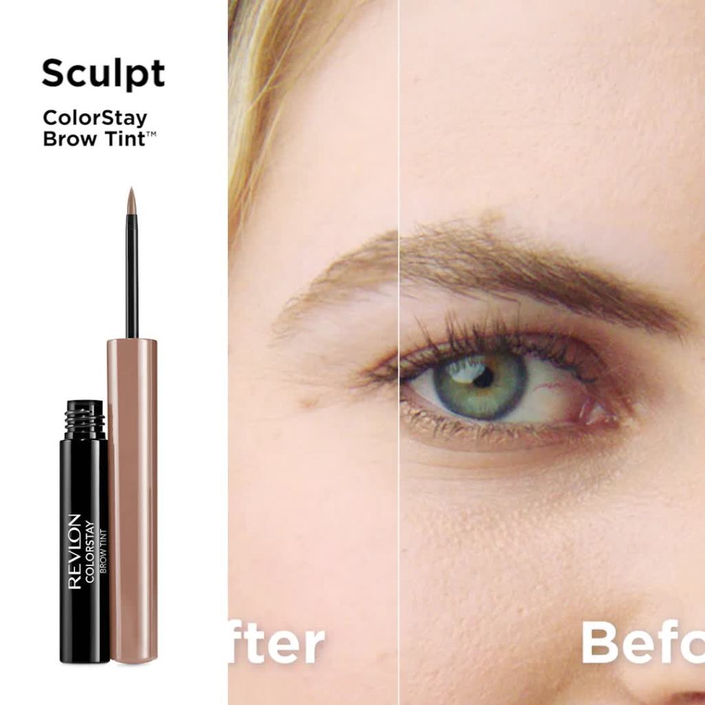 thumbnail video image 2 of Revlon ColorStay Brow Tint - Soft Black, 2 of 4