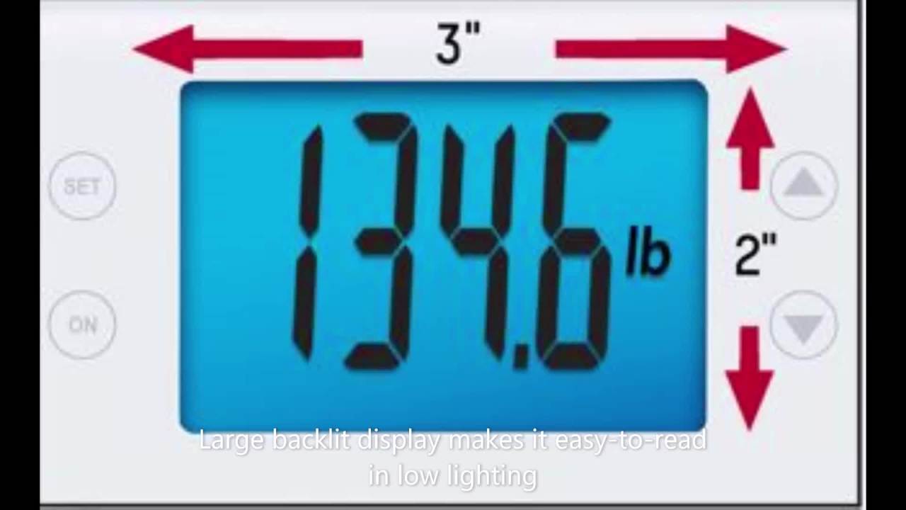 thumbnail video image 2 of Taylor 11.8" x 11.8" Digital Glass Wellness Scale Battery, FSA HSA Eligible, 400 lb Capacity, White, 2 of 9
