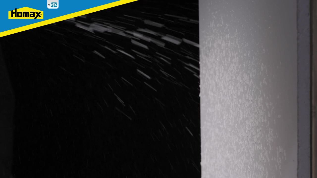 thumbnail video image 2 of Homax Aerosol Wall Texture, Orange Peel, Water Based, 20 oz, 2 of 12