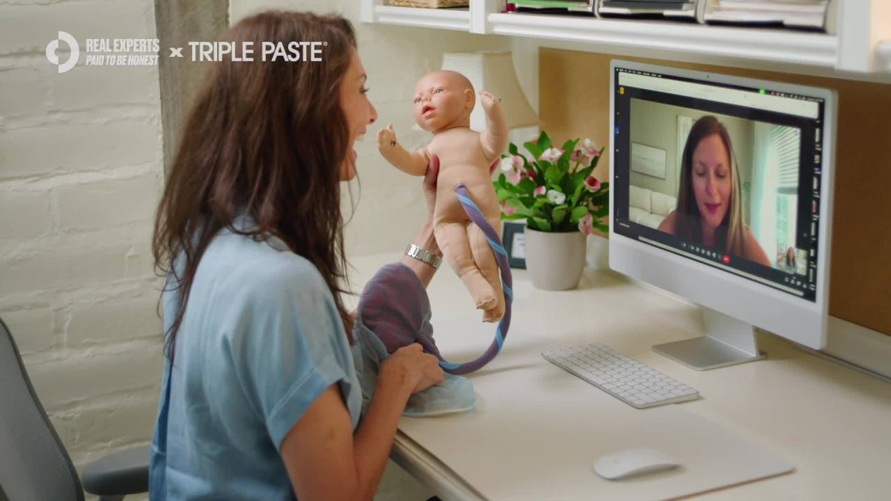 thumbnail video image 2 of Triple Paste Diaper Rash Cream, Hypoallergenic Medicated Ointment for Babies, Overnight and Daily Protection, 2 oz, 2 of 7