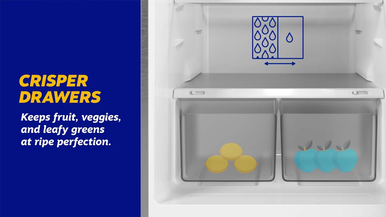 thumbnail video image 2 of Element 17.6 cu. ft. Top Freezer Refrigerator - White (ENR18TFGCW), 2 of 6