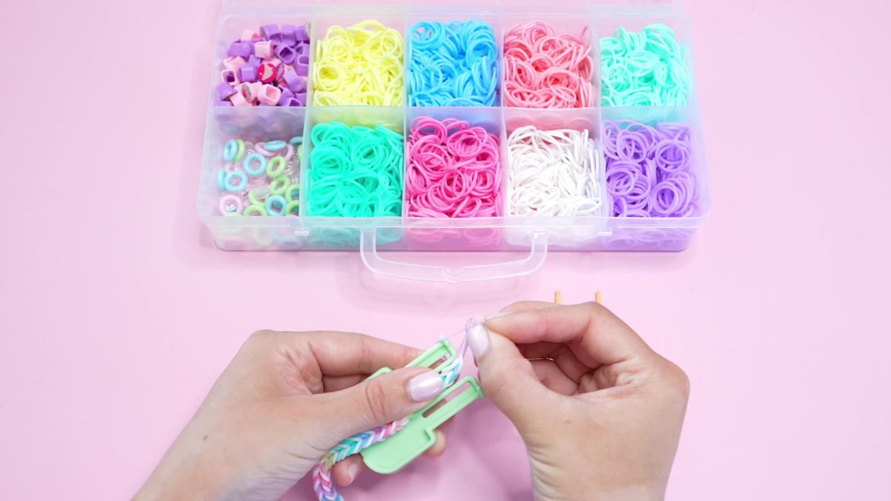 thumbnail video image 2 of Beadmoji Pretty Pastels Bead Bracelet Kit, 2698 Pieces, 2 of 10