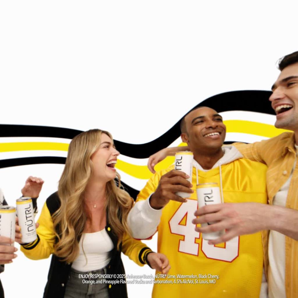 thumbnail video image 2 of NUTRL Pineapple 4 pack 12 fl oz Aluminum Cans 4.5% ABV, 2 of 8